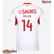 Camiseta Benfica Vangelis Pavlidis #14 Tercera Equipación 2025-26 manga corta